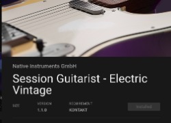 Native Instruments Session Guitarist - Electric Vintage
